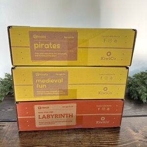 KiwiCo Kids Learning Toy Set - Yellow, Orange, Brown